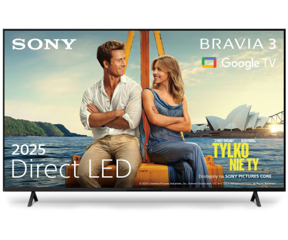 Telewizor Sony BRAVIA 3 K-43S3 43" LED 4K Google TV Dolby Atmos